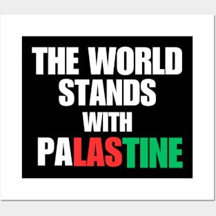 The World Stands With Palestine Posters and Art